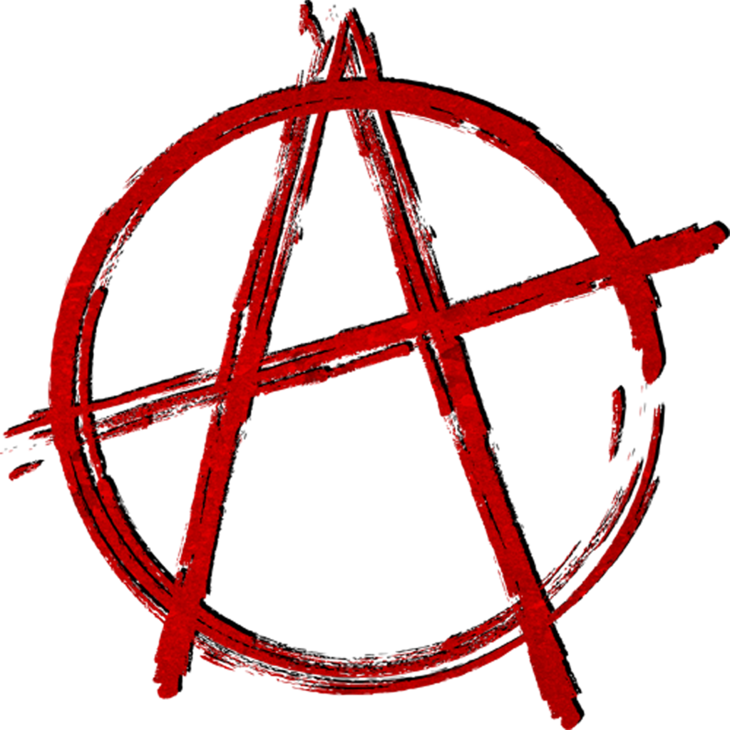 Anarchy Red Transparent PNG Image