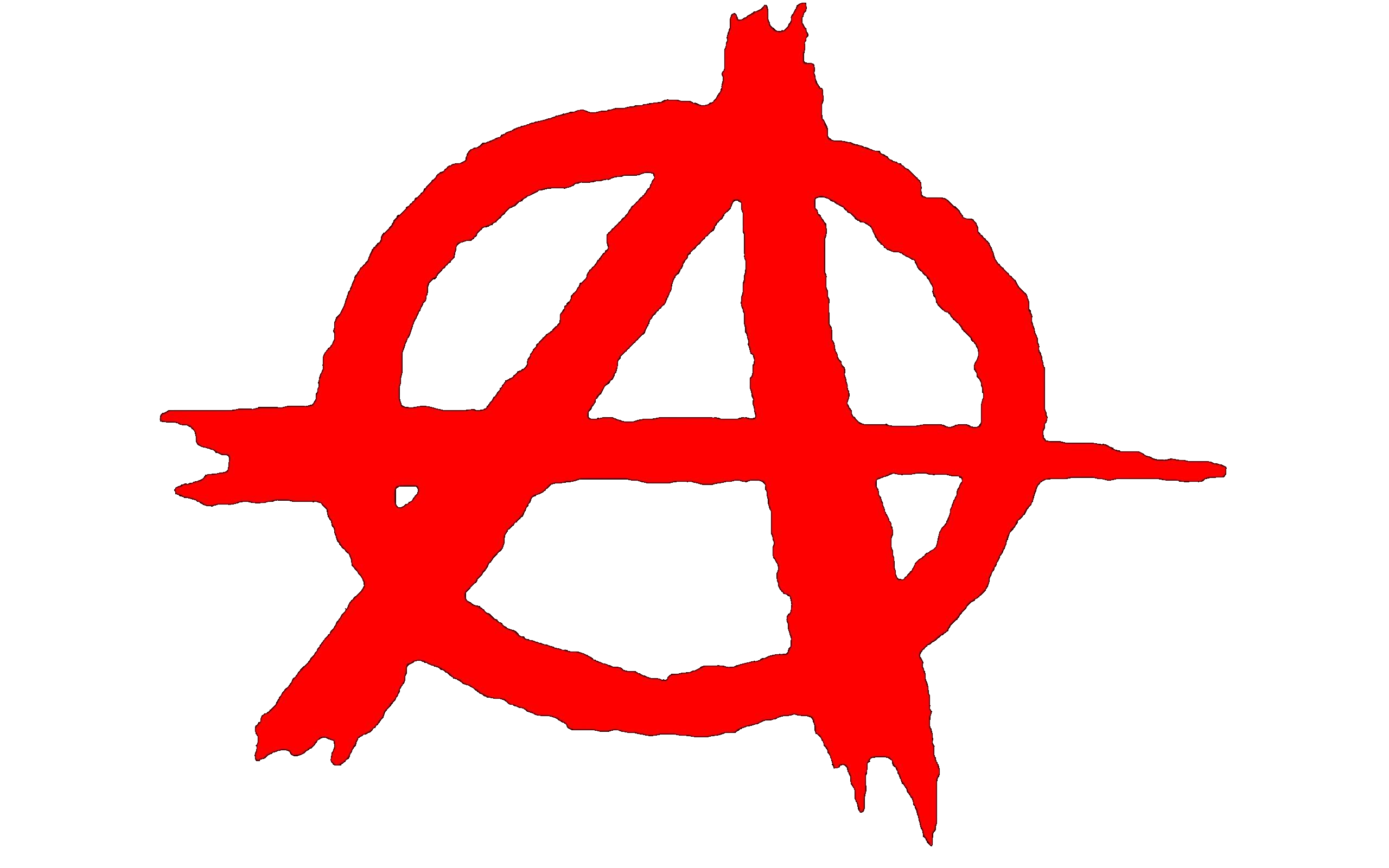 Anarchy Red Transparent PNG Image