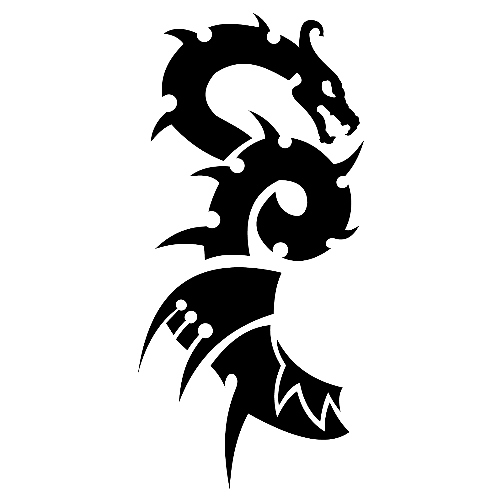 Tattoo Dragon Transparent PNG Image