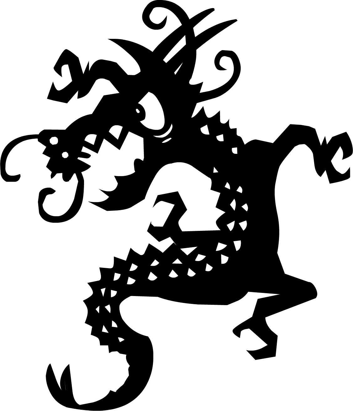 Tattoo Dragon Transparent PNG Image