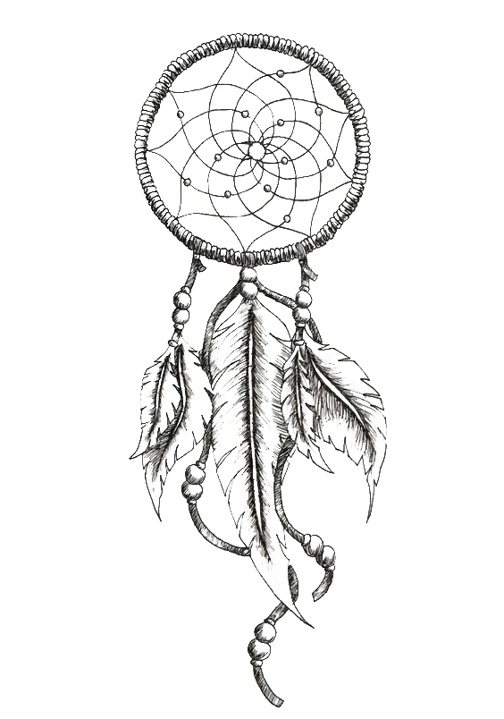 Tattoo Ink Black-And-Gray Dreamcatcher Transparent PNG Image