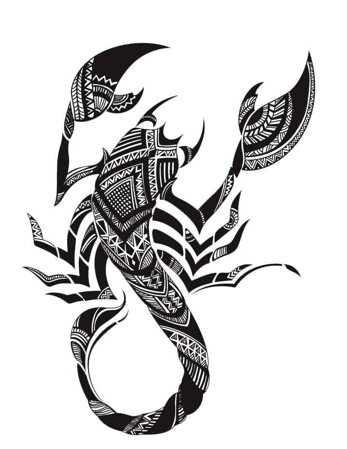 Tattoo Scorpion Totem Frame Transparent PNG Image