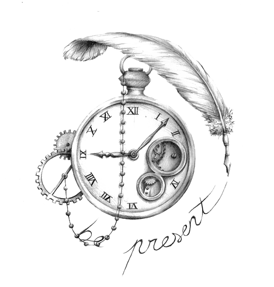 Tattoo Sleeve Artist Pocket Clock Watch Continental Transparent PNG Image