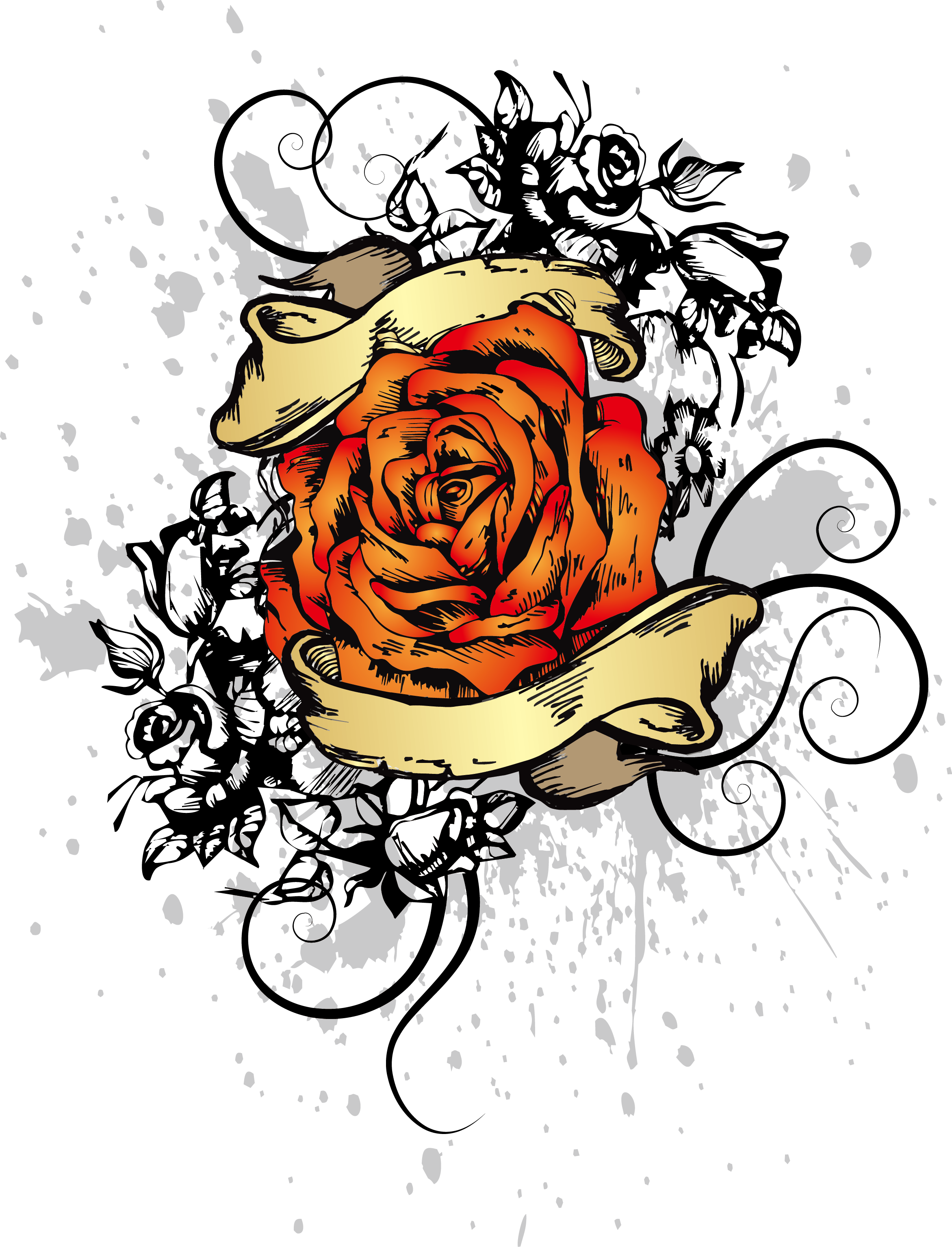 T-Shirt Tattoo Flash Heart-Shaped Sleeve Transparent PNG Image
