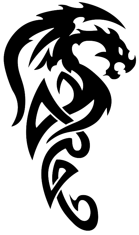Tattoo Dragon Transparent PNG Image