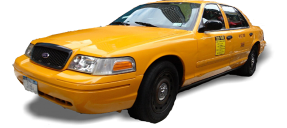 Taxi Cab Transparent PNG Image