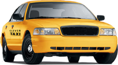 Taxi Cab Transparent PNG Image