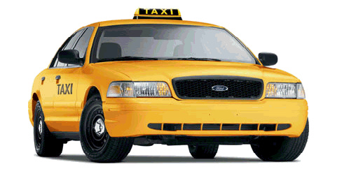 Taxi Cab Transparent PNG Image