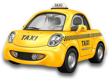 Taxi Cab Transparent PNG Image