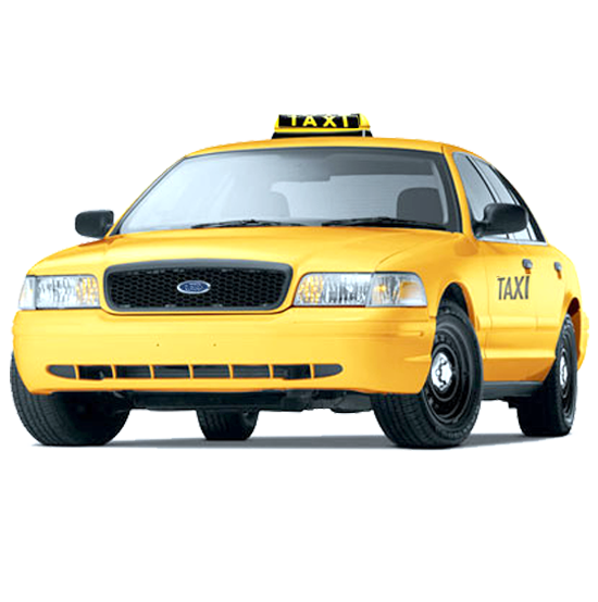 Taxi Cab Transparent PNG Image