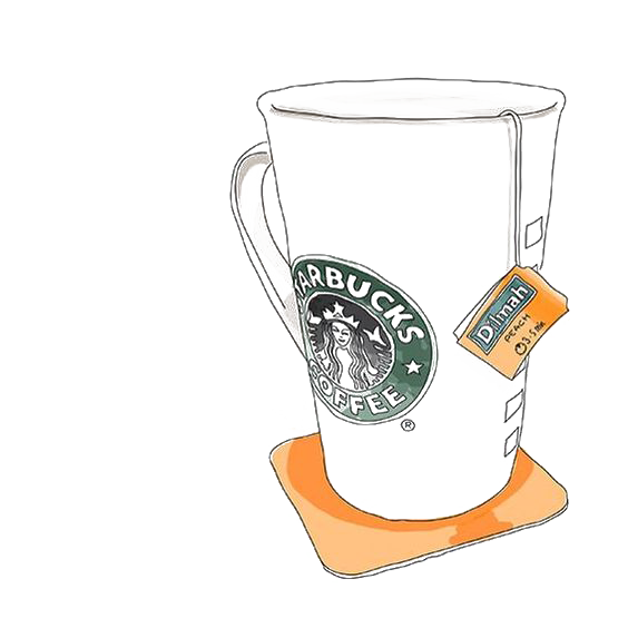 Tea Coffee Cup Starbucks Bag Transparent PNG Image