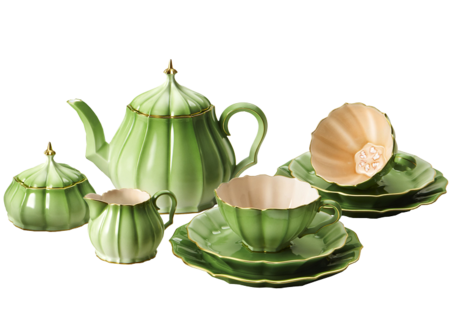Tea Set Transparent PNG Image
