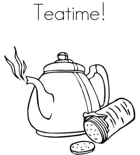 Tea Time Transparent PNG Image