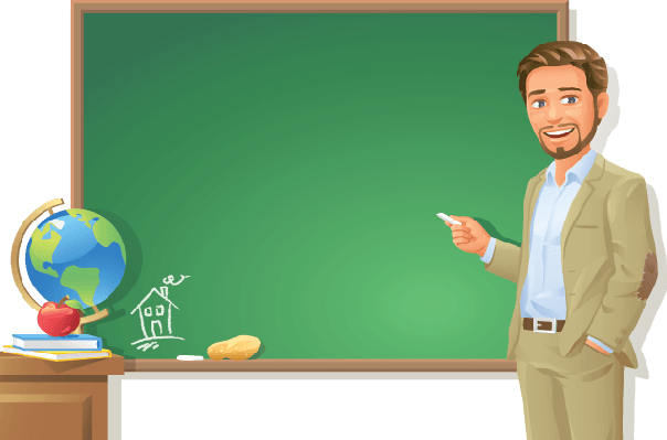 Teacher Background Transparent PNG Image
