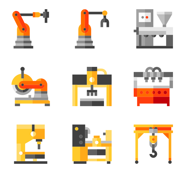 Factory Machine Transparent PNG Image