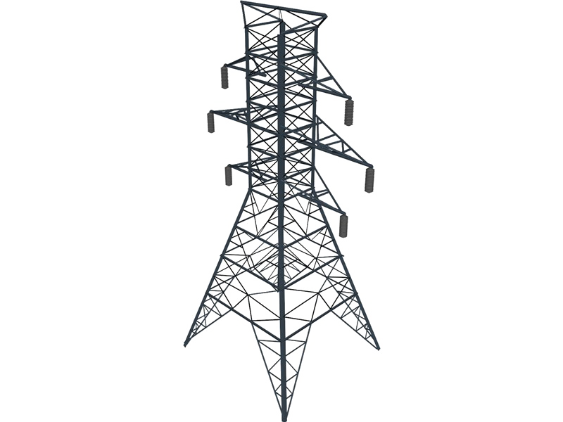 Transmission Tower Transparent PNG Image
