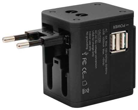 Universal Travel Adapter Transparent PNG Image