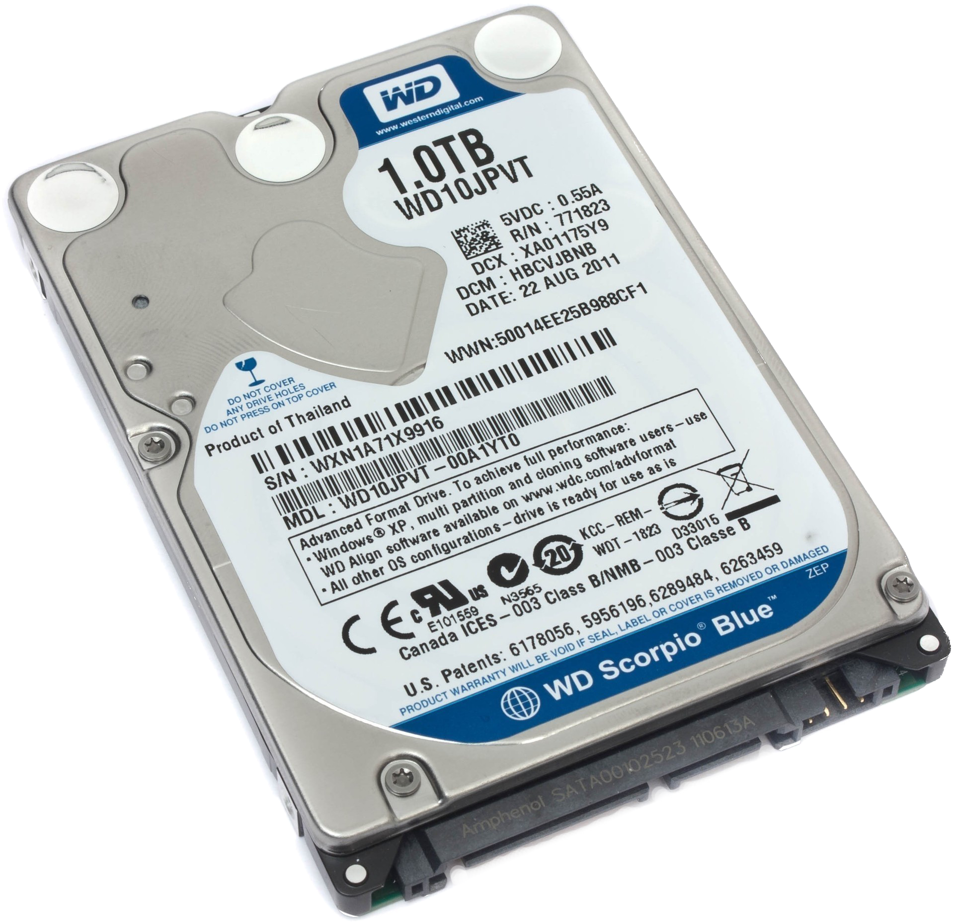 Laptop Hard Disk Transparent PNG Image