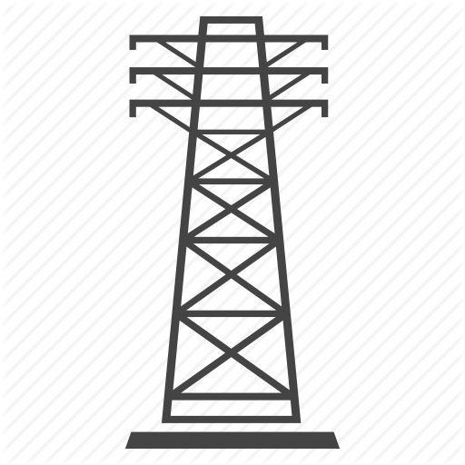 Transmission Tower Transparent PNG Image