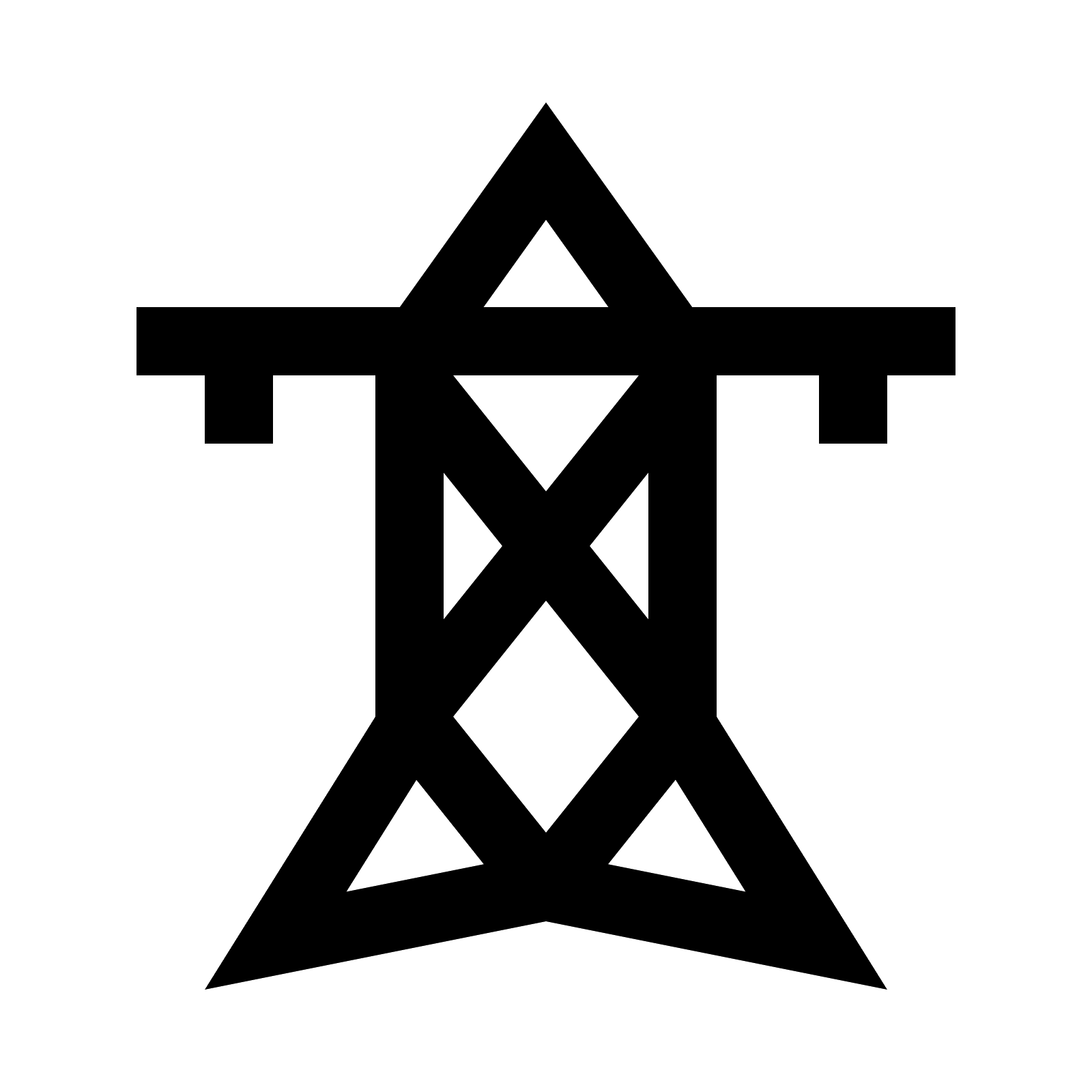 Transmission Tower Transparent PNG Image