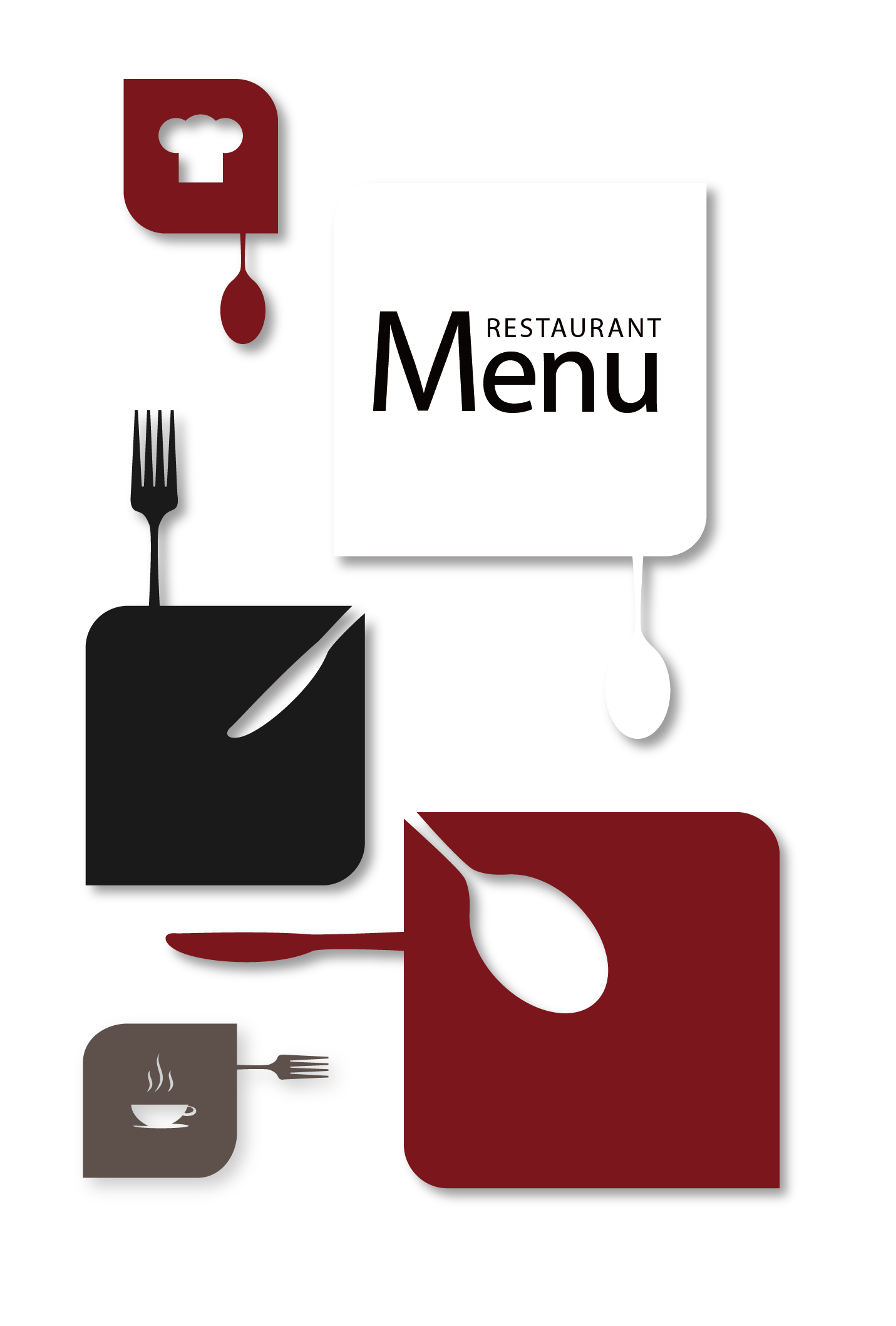 Menu Icon Restaurant Transparent PNG Image