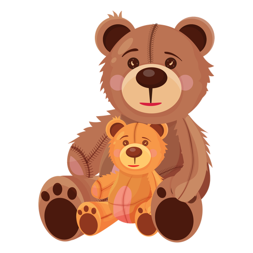 Vector Bear Teddy Transparent PNG Image