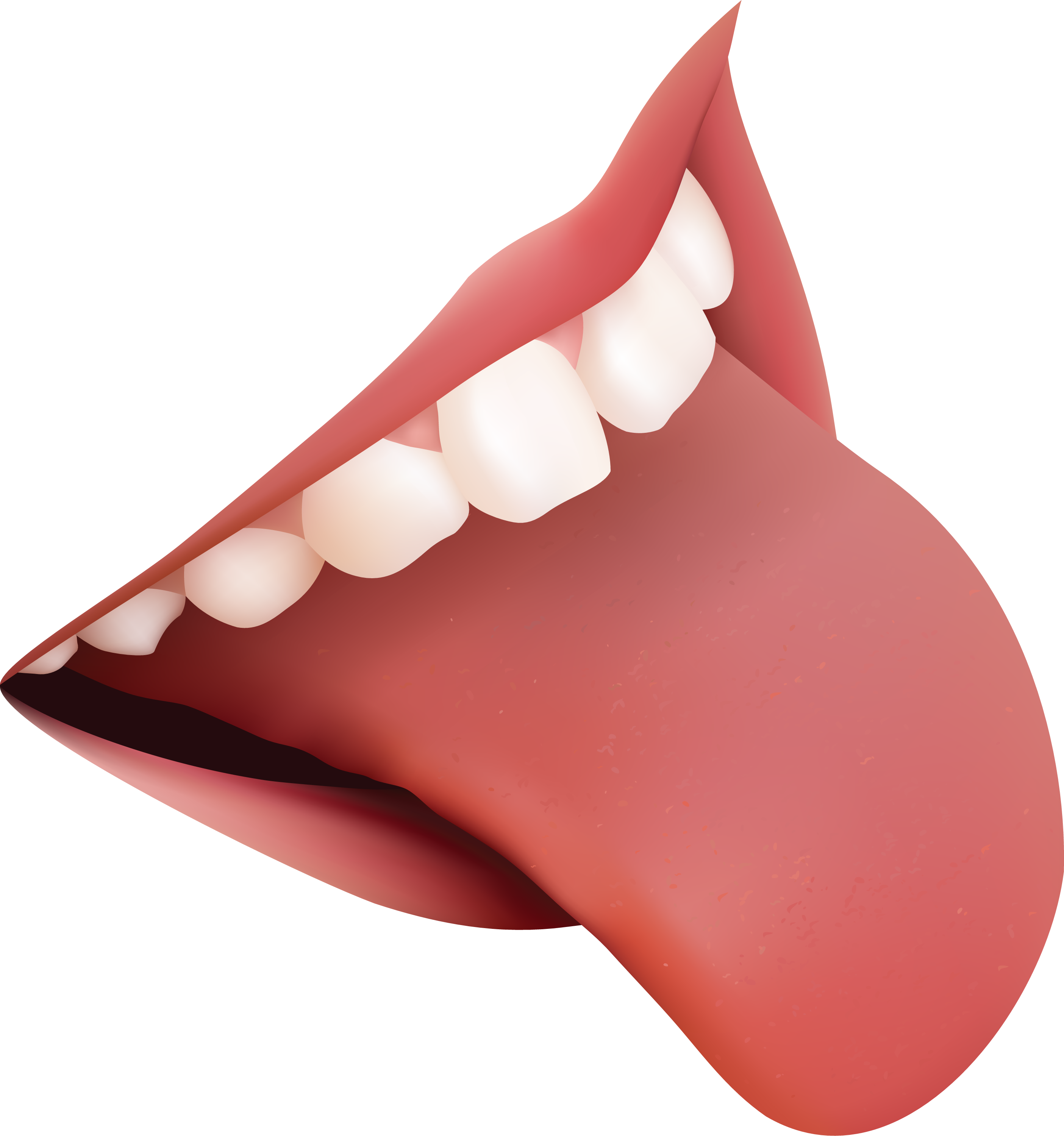 Smiling Tooth Transparent PNG Image