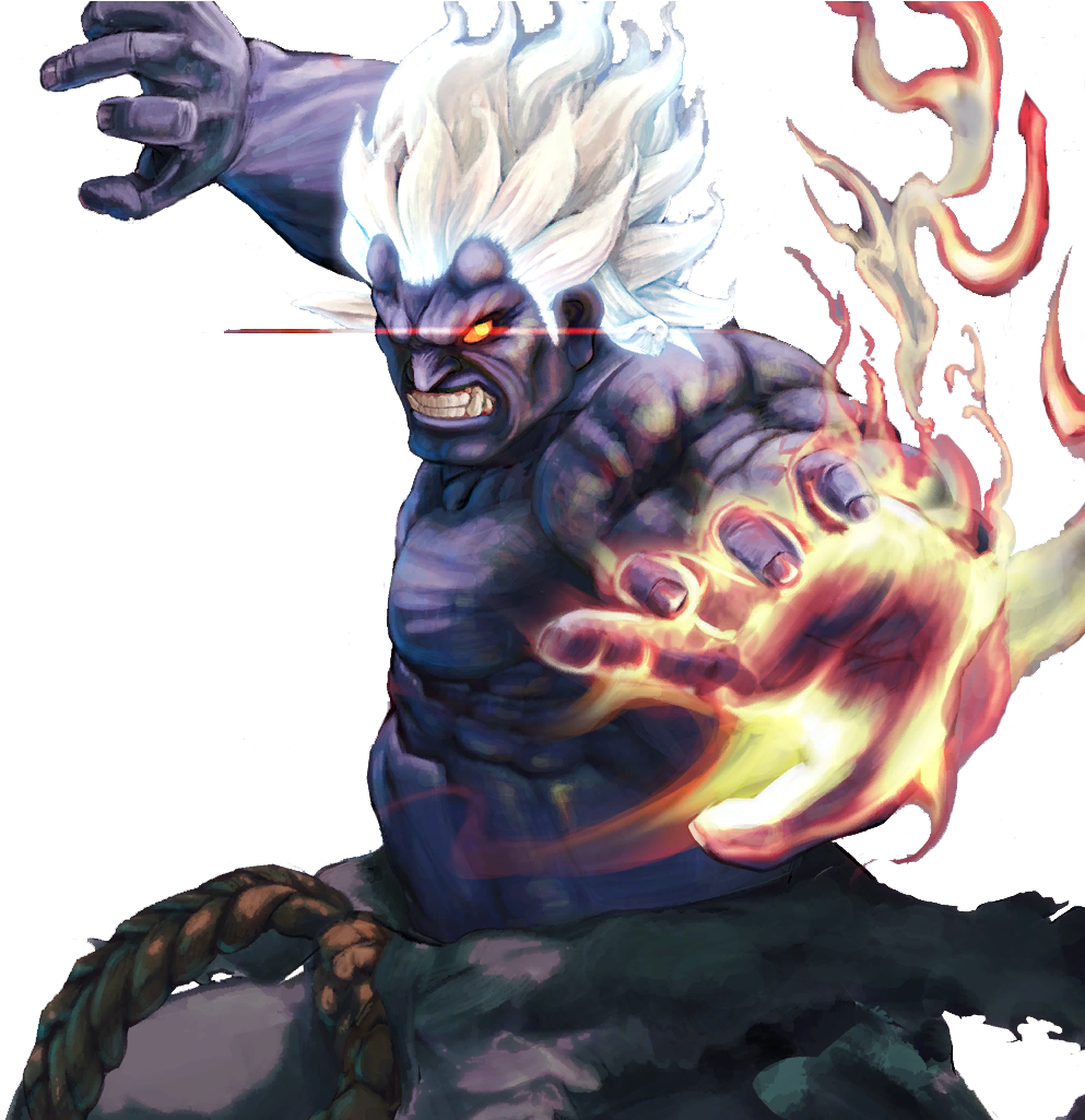 Akuma Street Fighter Transparent PNG Image
