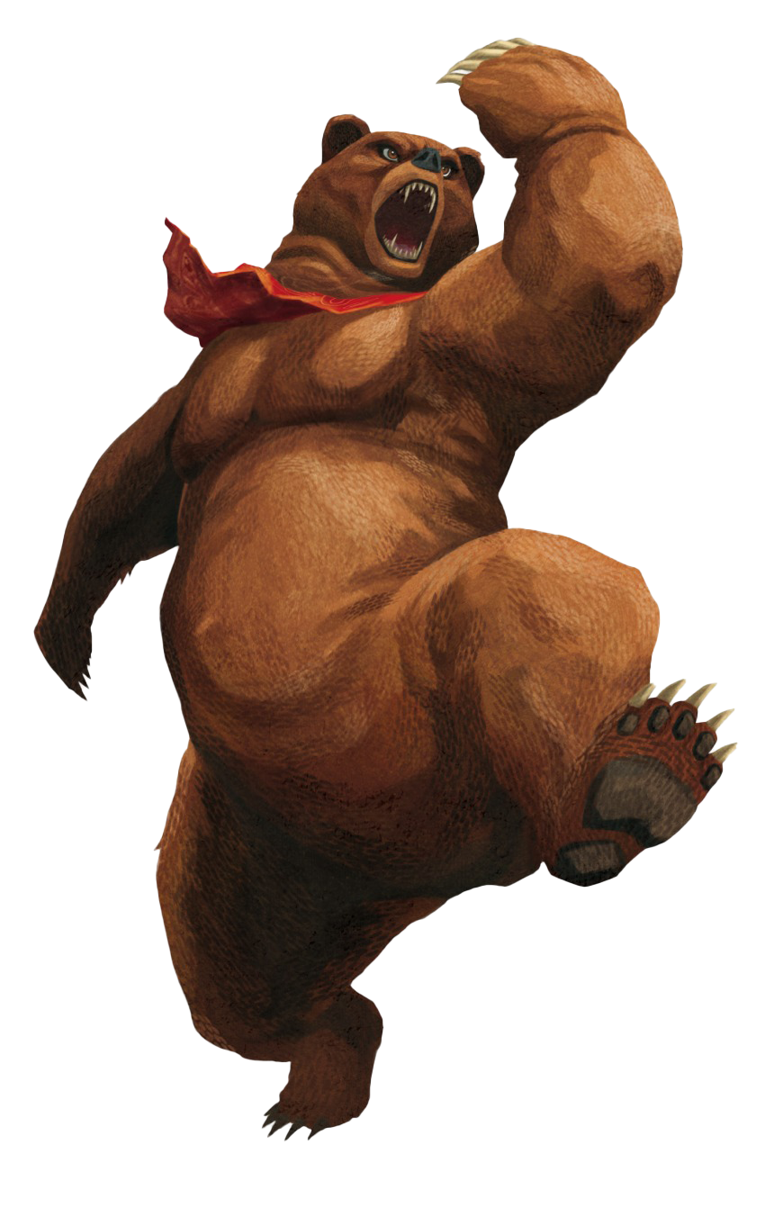 Tekken Kuma Bear Transparent PNG Image