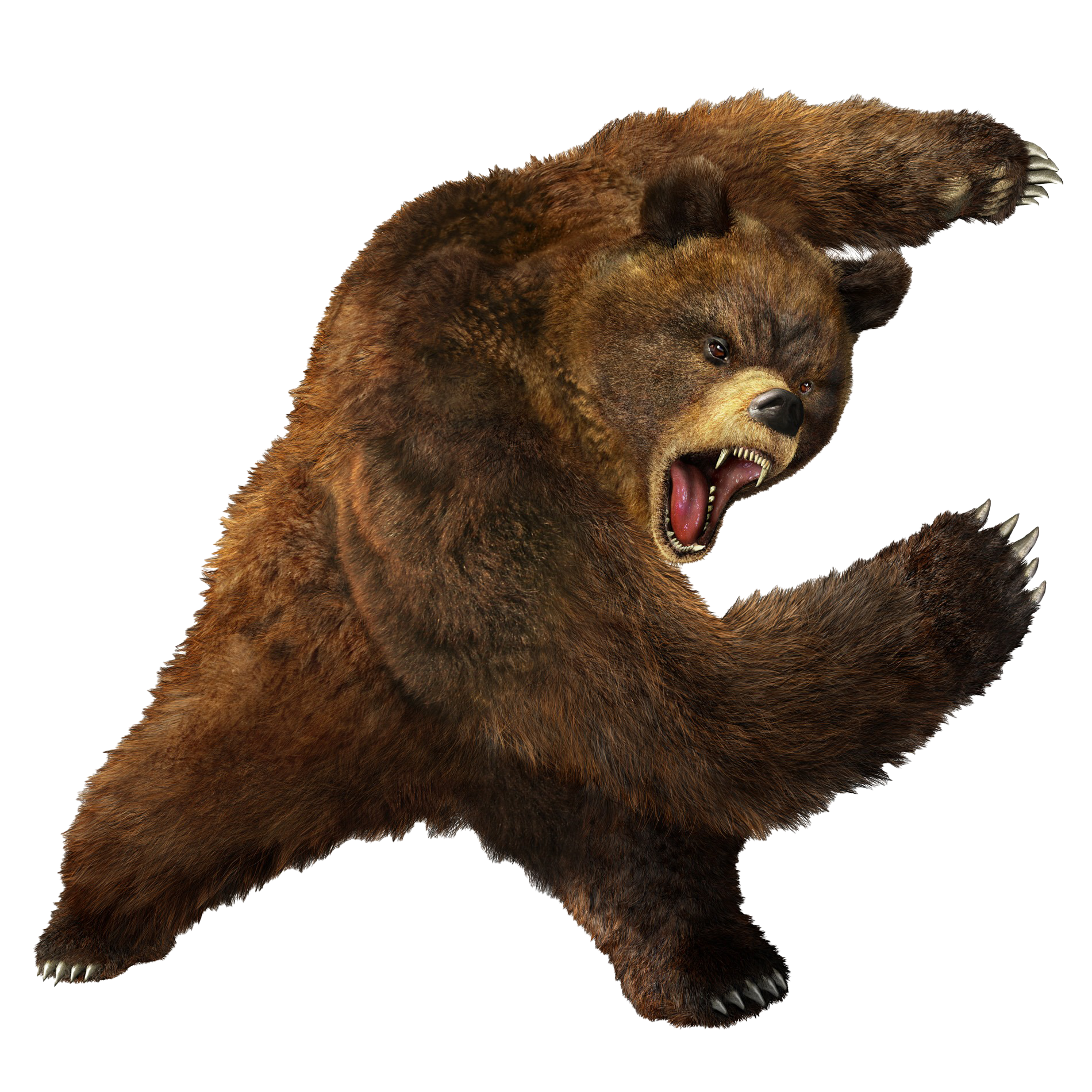 Tekken Kuma Bear Transparent PNG Image