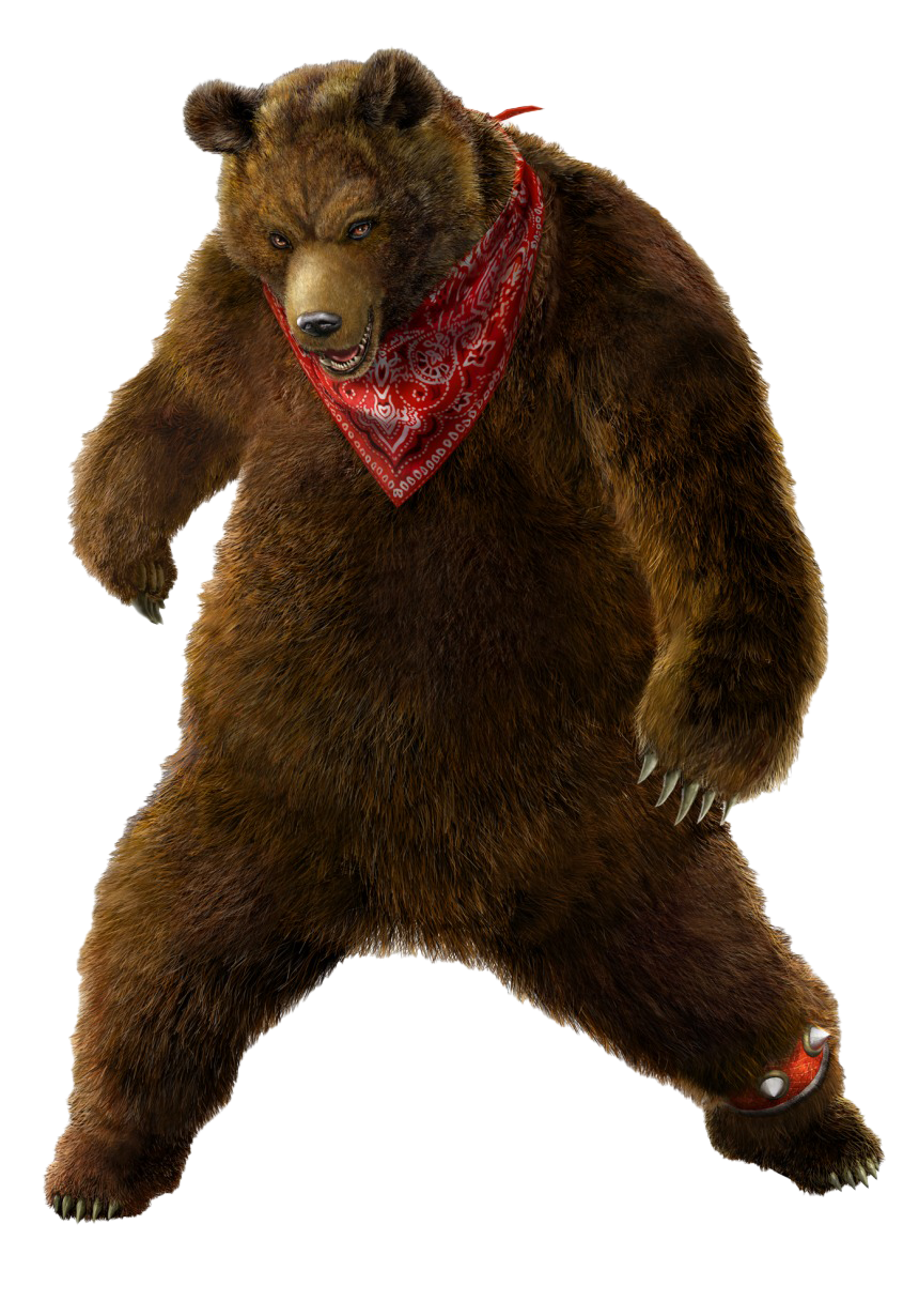 Tekken Kuma Bear Transparent PNG Image