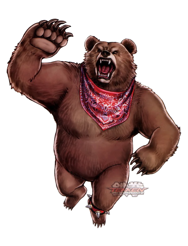 Tekken Kuma Bear Transparent PNG Image