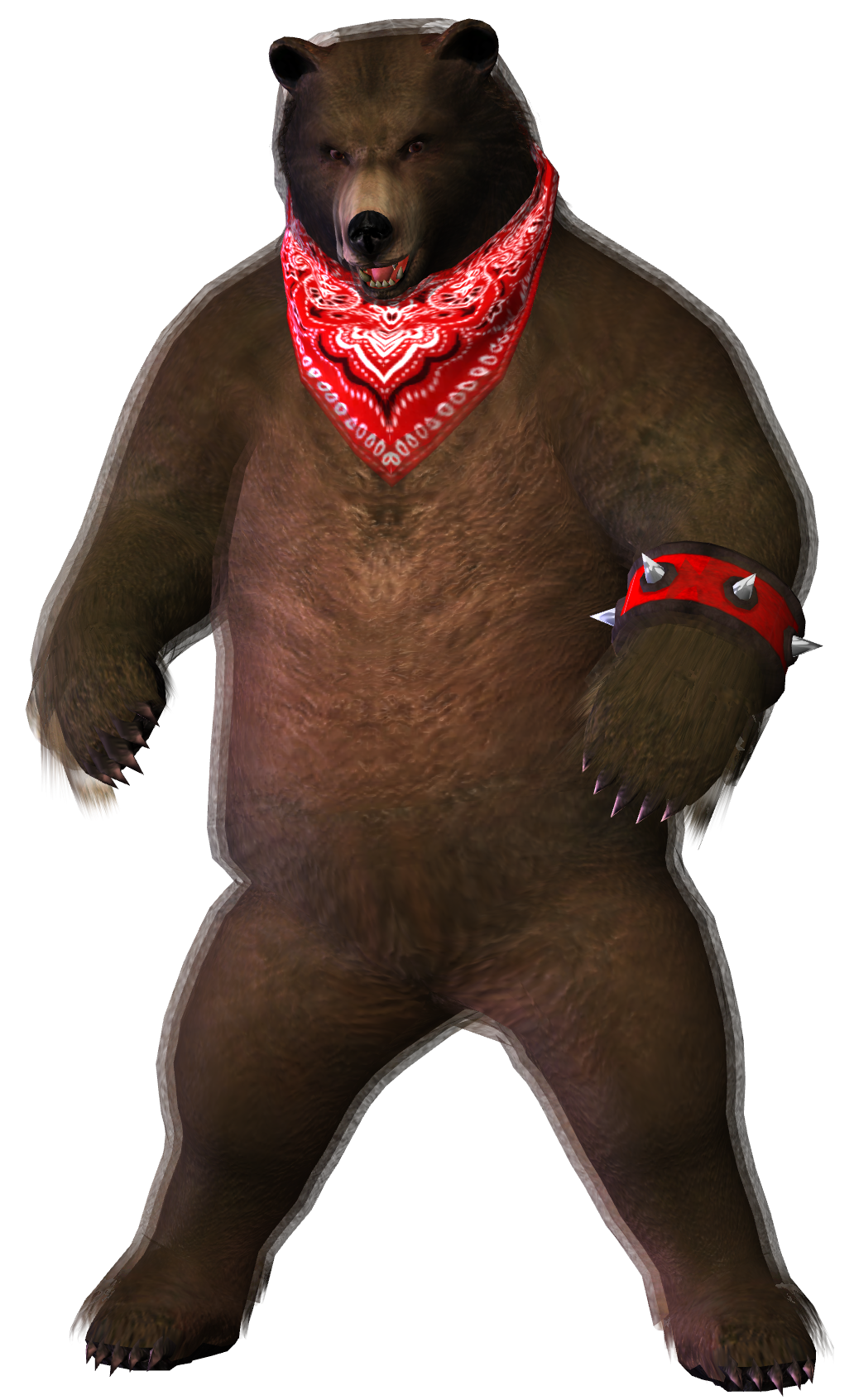 Tekken Kuma Bear Transparent PNG Image