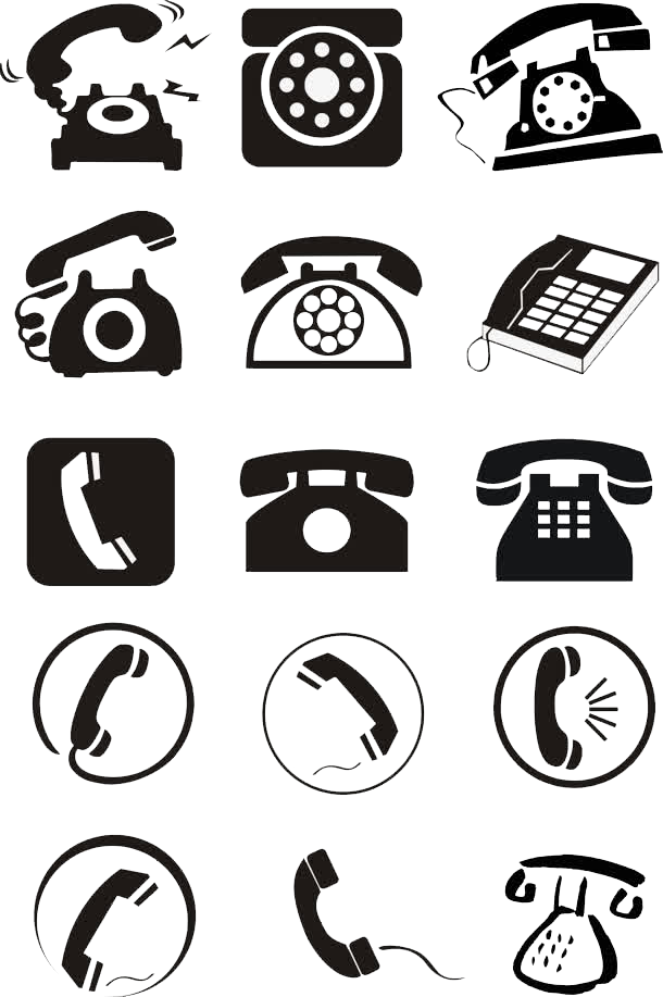 Phone Design Telephone Icon Transparent PNG Image