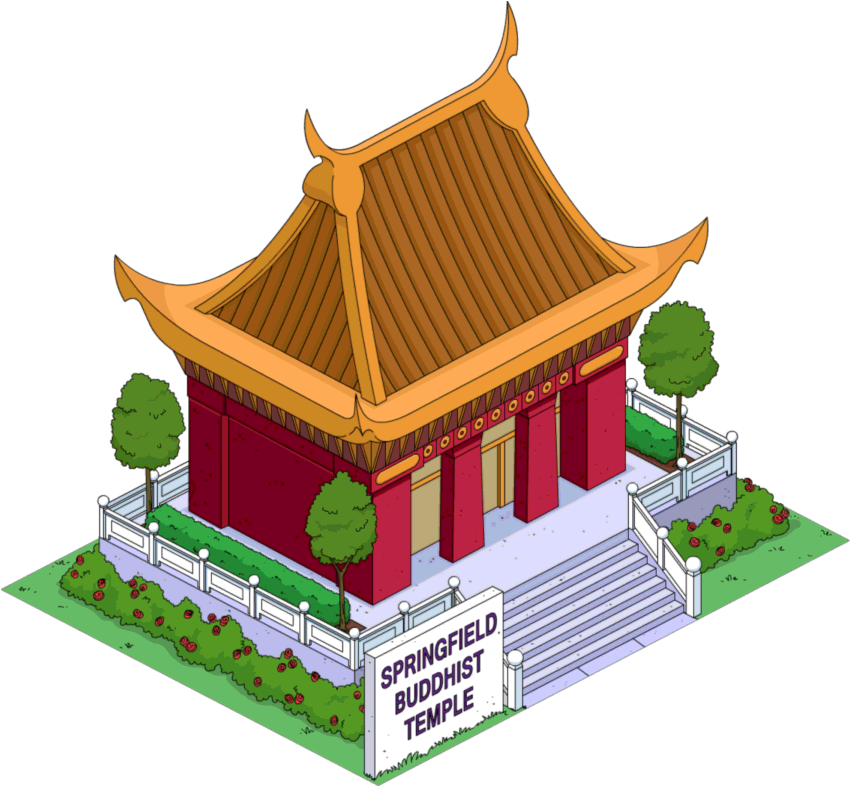 Buddha Temple Background Transparent PNG Image