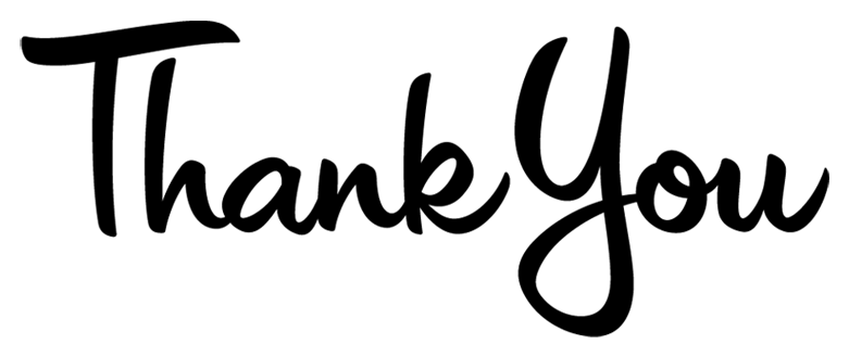 Thank You Transparent PNG Image