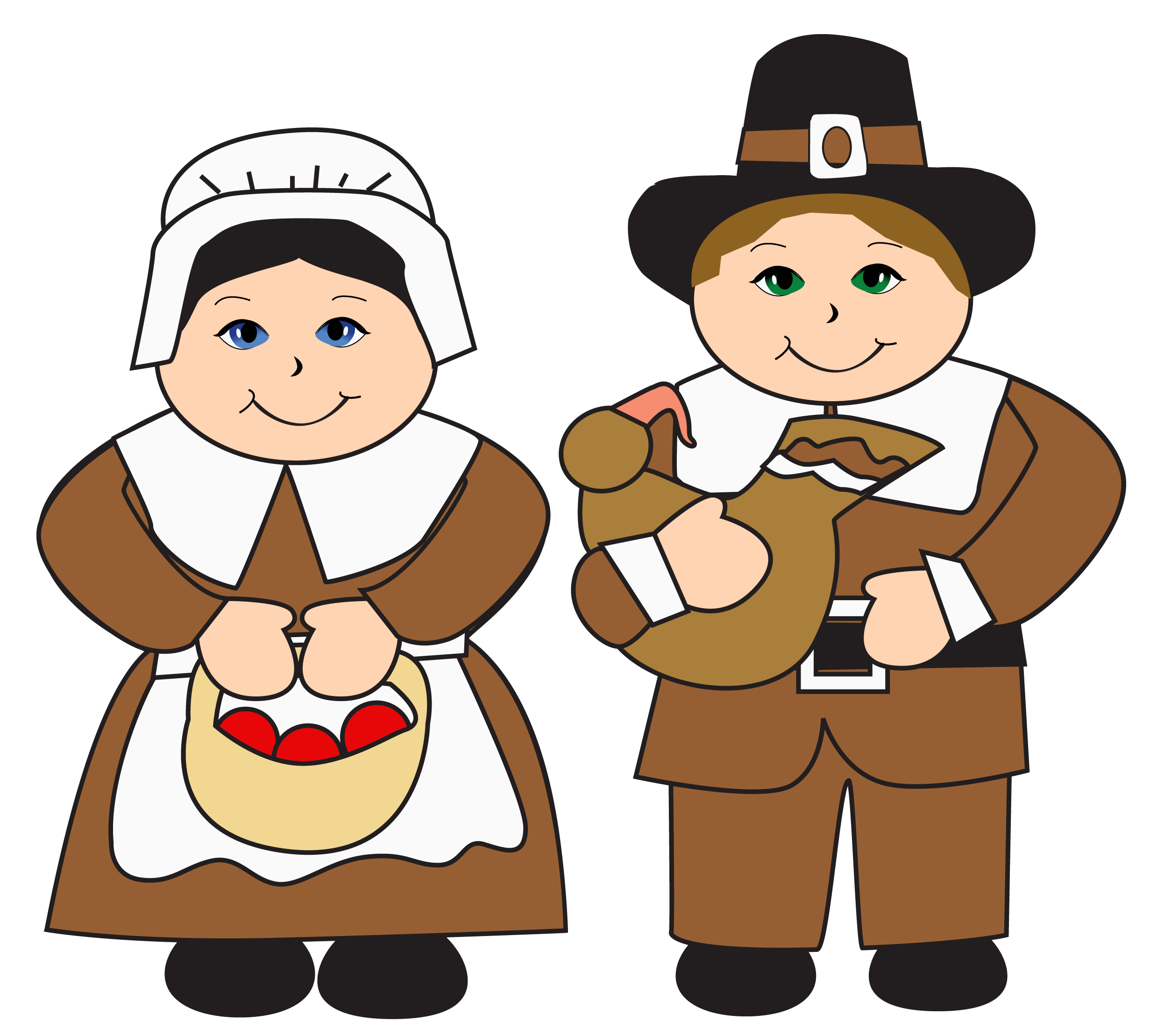 Pilgrims Thanksgiving Transparent PNG Image
