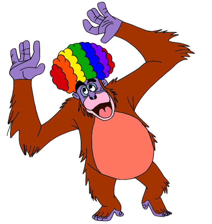 King Louie Background Transparent PNG Image