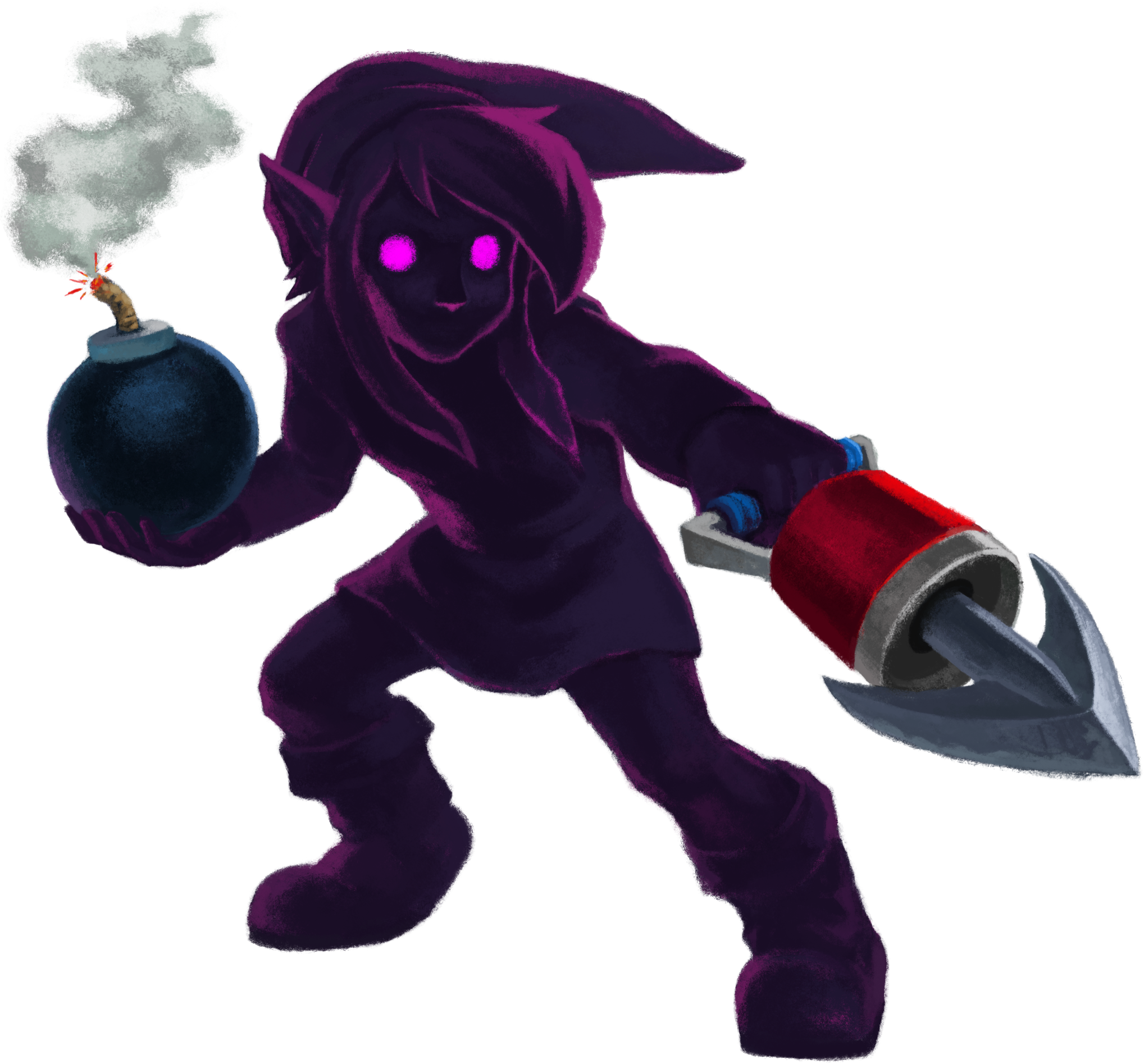 Dark Link Zelda Transparent PNG Image