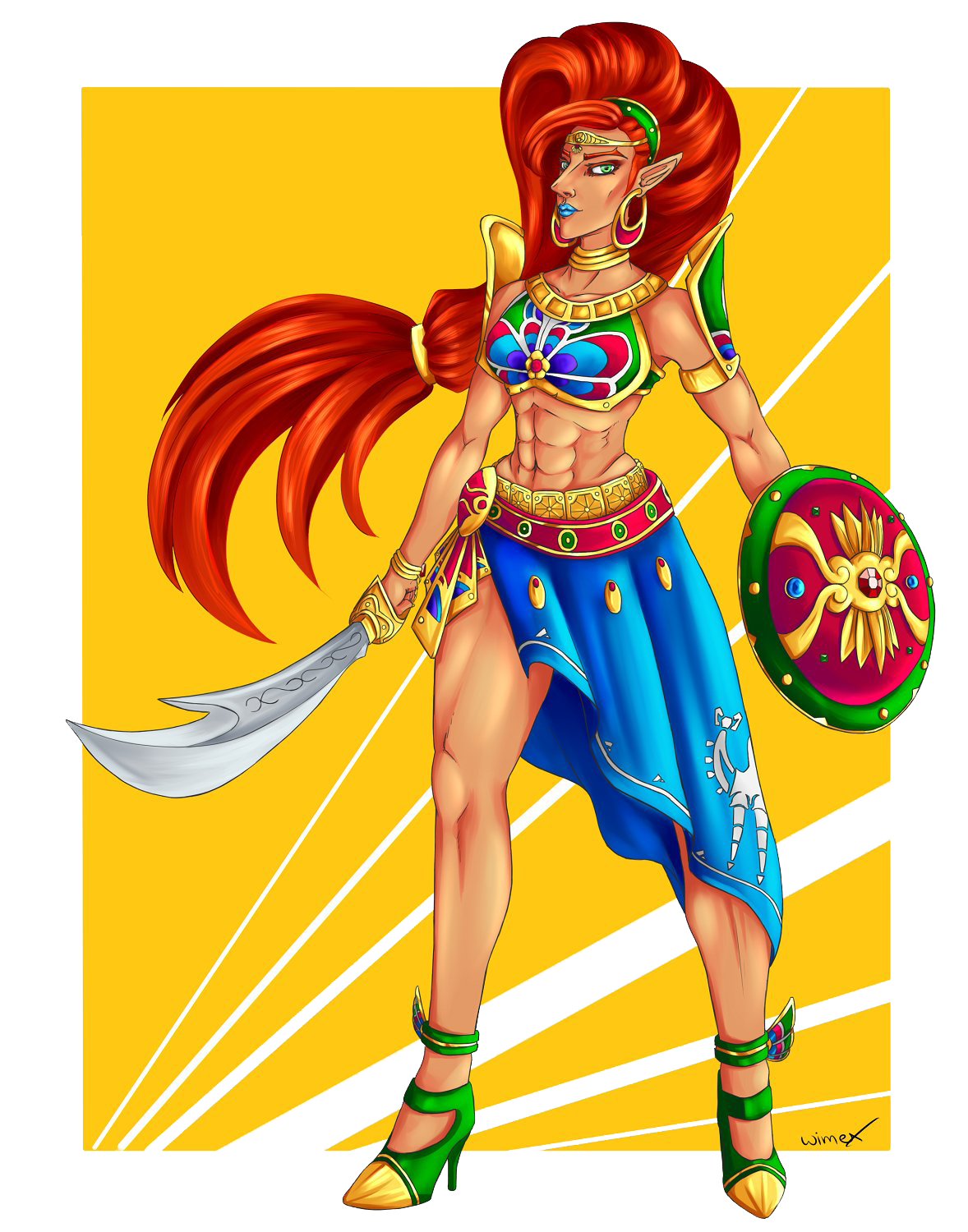 Zelda Urbosa Transparent PNG Image