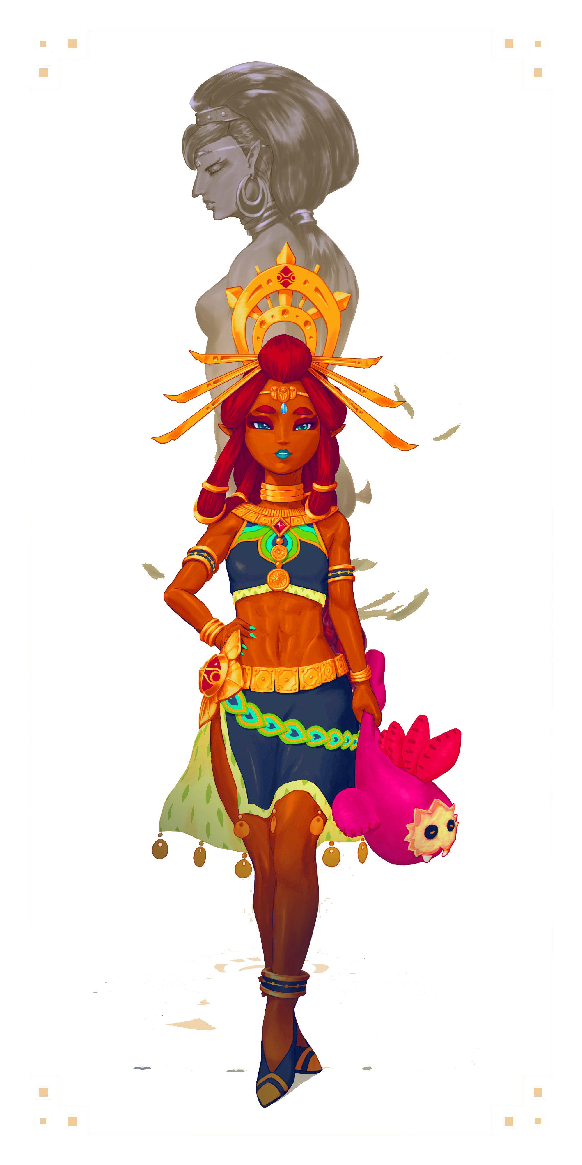 Zelda Urbosa Transparent PNG Image