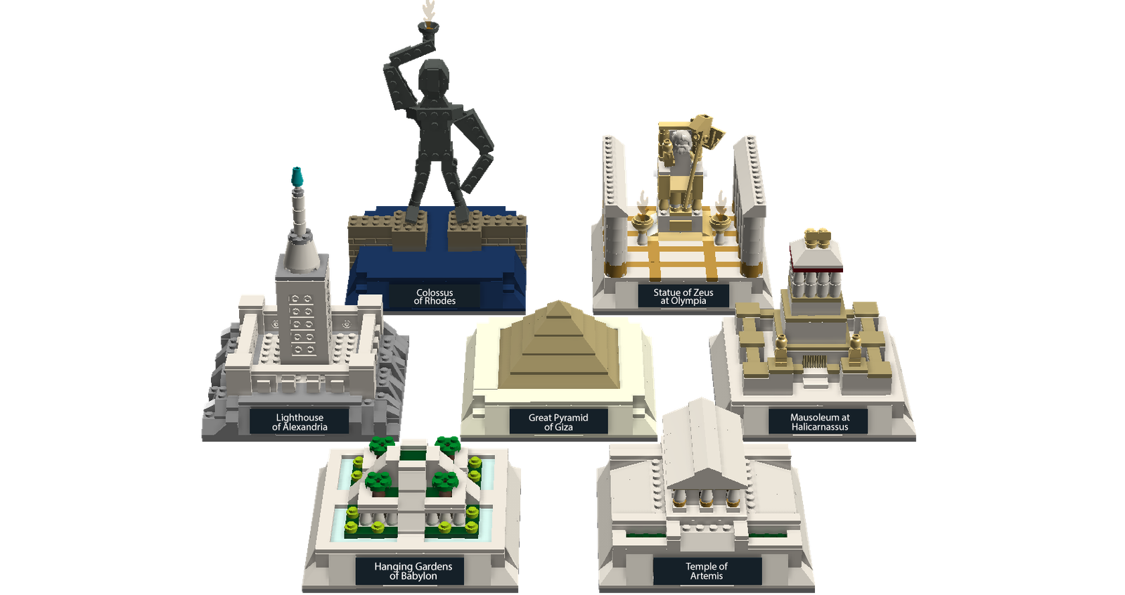 The Seven Wonders Transparent PNG Image