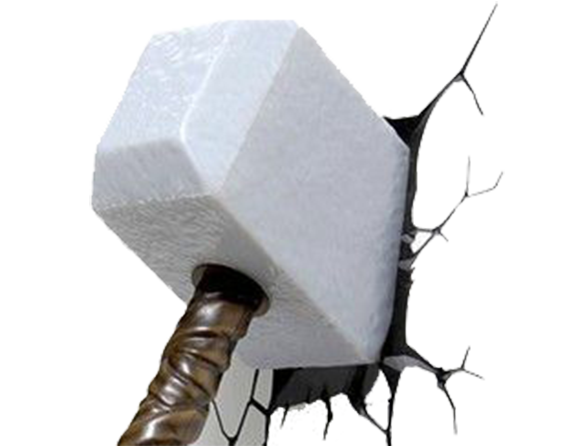 Light Angle Hulk Thor Transparent PNG Image