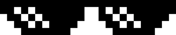 Thug Life Sunglasses Transparent PNG Image