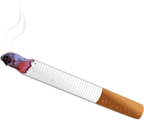 Thug Life Cigarette Burning Transparent PNG Image