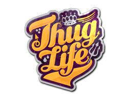 Thug Life Sticker Transparent PNG Image
