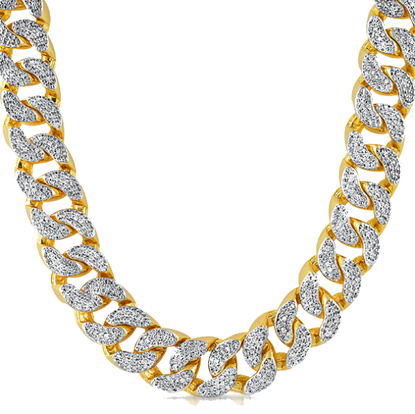 Thug Life Gold Chain Transparent PNG Image