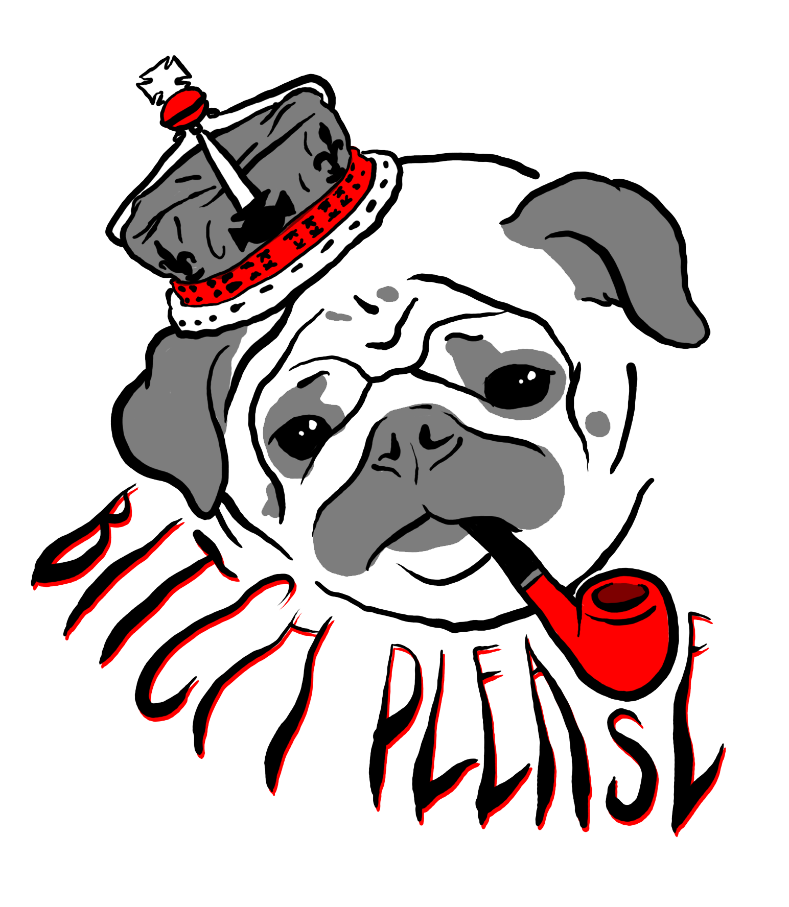 Pug Life Background Transparent PNG Image