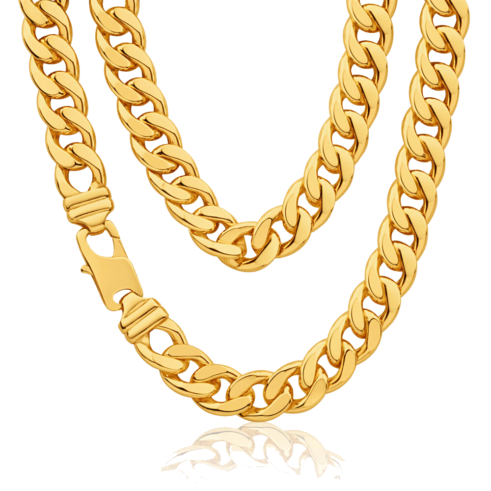 Thug Life Gold Chain Transparent PNG Image