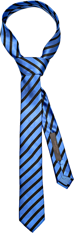 Blue Tie Transparent PNG Image